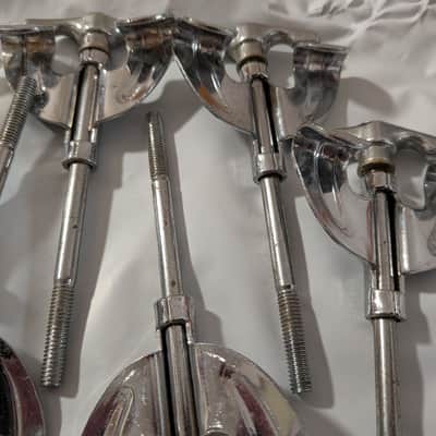 Pearl Drums Export Vintage 1980s Bass Drum Claws and Tension Rod Set of 16 image 12