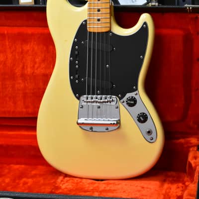 1978 Fender Mustang Olympic White w/OHSC & Paperwork image 8