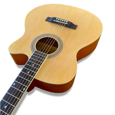 Tayste T-401 Acoustic Cutaway Guitar w/ Steel Strings | 40" image 3