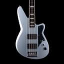 Reverend Thundergun Bass Metallic Silver Freeze with Gig Bag - Demo