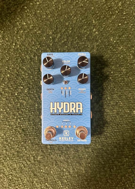 Keeley Hydra Stereo Reverb & Tremolo 2020 - Present - Blue image 1
