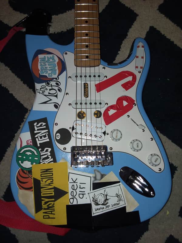 Billie Joe Armstrong (Green Day) "Blue" Stratocaster Replica image 1