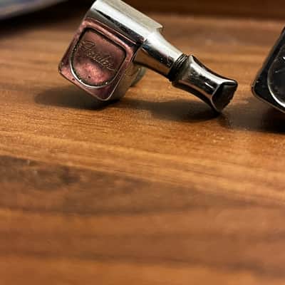 Schaller Deluxe Tuners for Telecaster Deluxe / “The Strat” 1970s 1980s - Chrome image 5