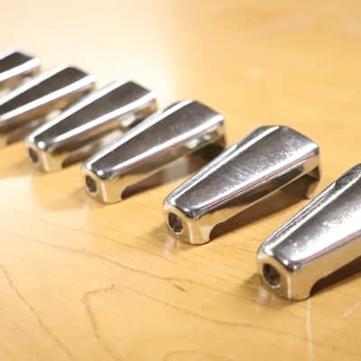 Pearl 6pk Bass Kick Drum Claws Chrome Vintage 1980's image 4