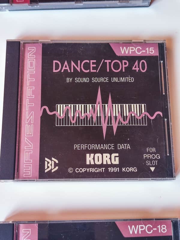 WPC-15 Dance / Top 40 - Performance Data Card for Korg Wavestation image 1
