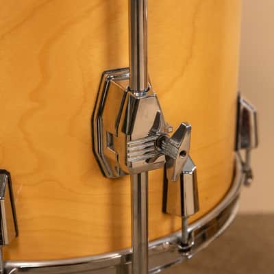 Pearl World Series Natural Satin Drum Set 14x20 8x12 and 14x14 image 8