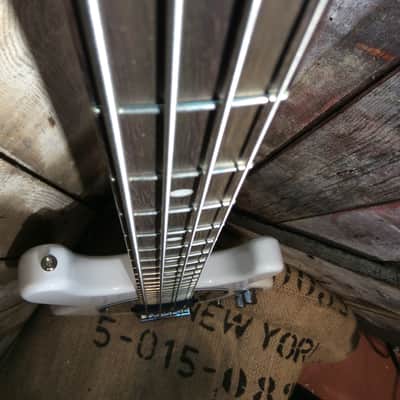 Sterling Sub Ray 4 String Bass  White image 5
