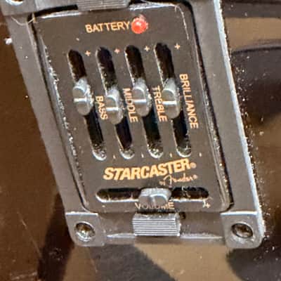Fender Starcaster Acoustic Electric Guitar Natural w/ Gig Bag & Strings – B-Stock (Electronics Not Working) image 8
