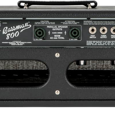 Fender Bassman 800 Head, 120V Model #: 2249700000 image 2