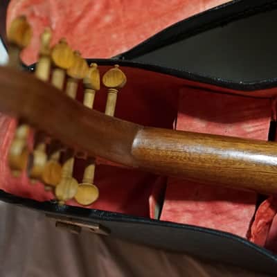 Vintage Egyptian Oud w/beautiful Inlay, Case Middle Eastern Instrument 70's image 7