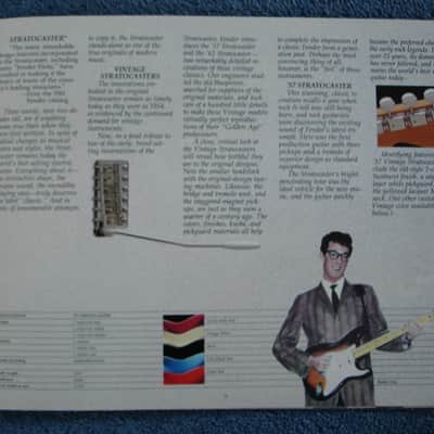 Fender 57 Vintage Stratocaster  Case Candy 1982-1985 image 13