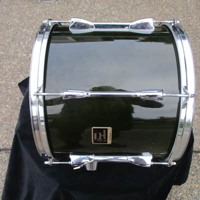 Yamaha Stage Custom 14 X 12 Floor Tom, Forest Green Lacquer, Birch, Excellent! image 7