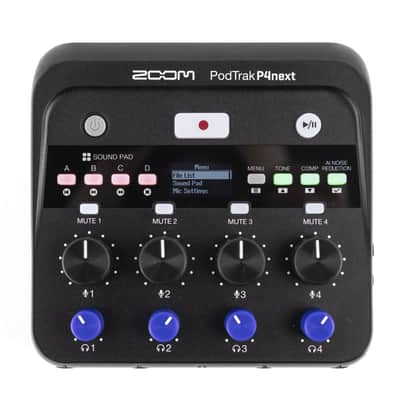 Zoom PODTRAK P4NEXT Podcast Recorder image 1