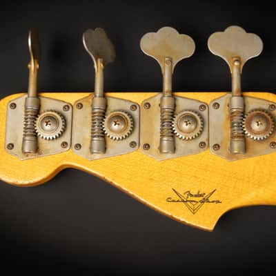 2014 Fender Custom Shop '64 Jazz Bass Heavy Relic - Lake Placid Blue with Matching Headstock | USA 1964 Vintage Reissue 4-String | CoA OHSC image 16
