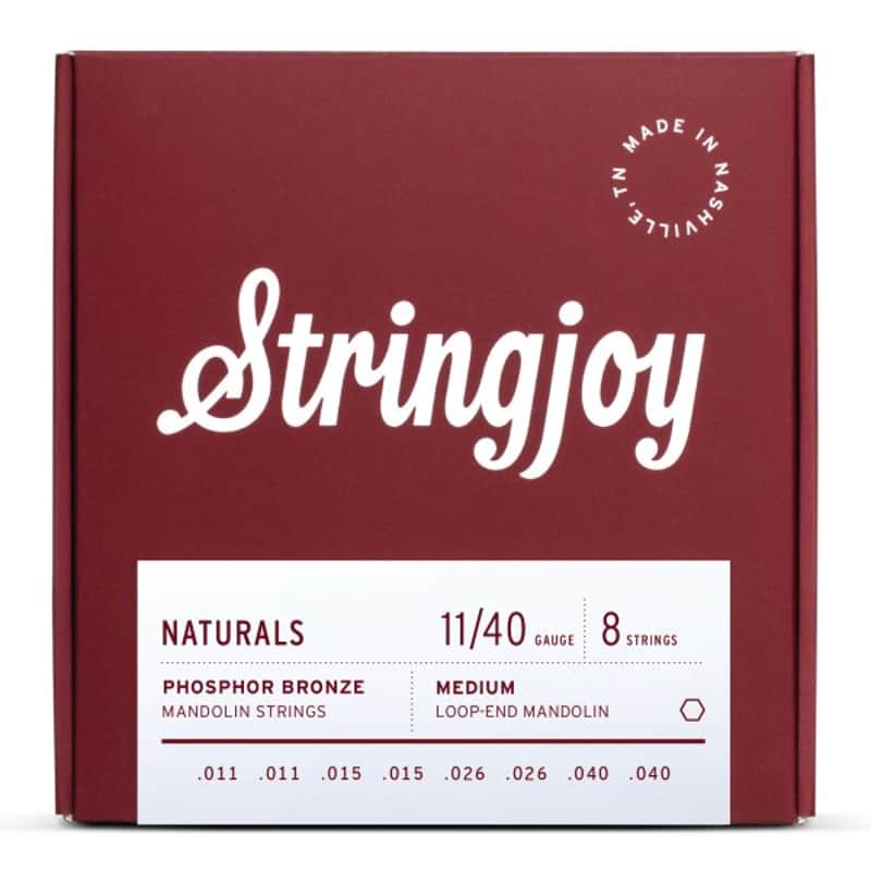 Stringjoy Naturals Phosphor Bronze Mandolin Strings - 11-40 image 1