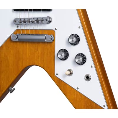 Gibson 70s Flying V Antique Natural - Electric Guitar image 6