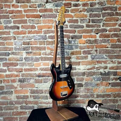 Harmony H-801 Electric Guitar (1970s, Sunburst) image 8
