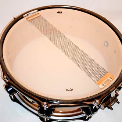 DW (c video) CUSTOM CINNAMON RAISIN LACQUER SNARE DRUM FREE SHIP TO C-USA! image 11