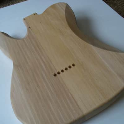 Quarter Sawn American Sycamore T Style Guitar Body for Telecaster® Neck Made in USA image 8