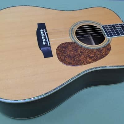 Recording King RD-227 All Solid Dreadnought Guitar with Abalone Torch Headstock & Abalone Purfling image 1