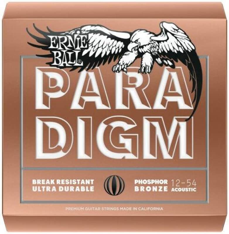 **3-PACK ERNIE BALL PARADIGM 2076 PHOSPHOR ACOUSTIC GUITAR STRINGS (12-54)** image 1