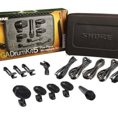 Shure PGADRUMKIT5 5-Piece Drum Mic Kit With Case image 2