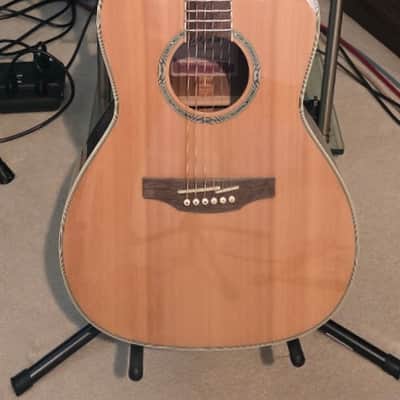 TAKAMINE GY51F April-2023 - "New Yorker" Natural Spruce Top, with Case and High End Leather 2.5 inch Strap image 1