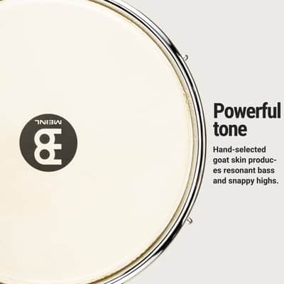 Meinl Percussion DJW3NT 12-Inch Floatune Series Wood Djembe, Natural Finish image 4
