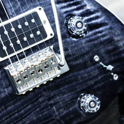 PRS Custom 24 Pattern Thin Neck Shape 85/15 Pickups Gray Black Electric Guitar w/Case image 8