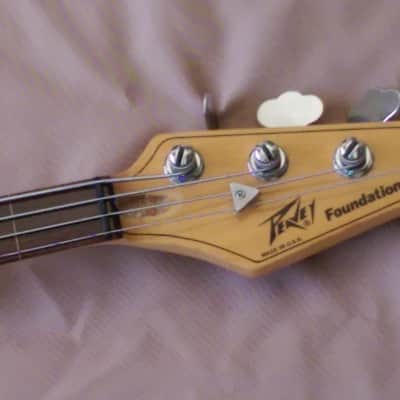 1984 Peavey Foundation FL Fretless Bass sunburst image 7