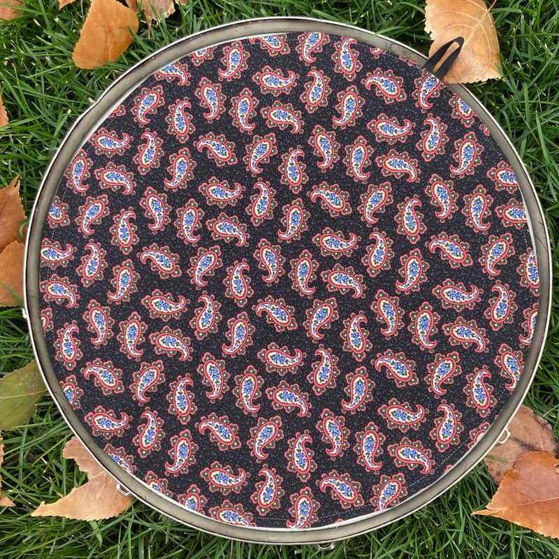 14" Drum Bunny reversible partial mute - funk cover - dampener - compare to Drum Tortillas image 1