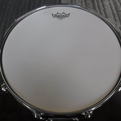 Pork Pie USA Custom 8x14" Maple Snare-Exotic Sapele With Burl Walnut Stripe image 7