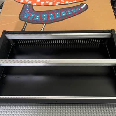 Eurorack Desktop Custom Case 6U 84HP - Aluminum w/ Wood Endcheeks- TR-909 sized image 1