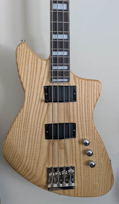 Wide Load Meteor Bass - Dirty Blonde Semi-Gloss Ash Body - Maple/Rosewood Neck - GFS RedActive Electronics image 1