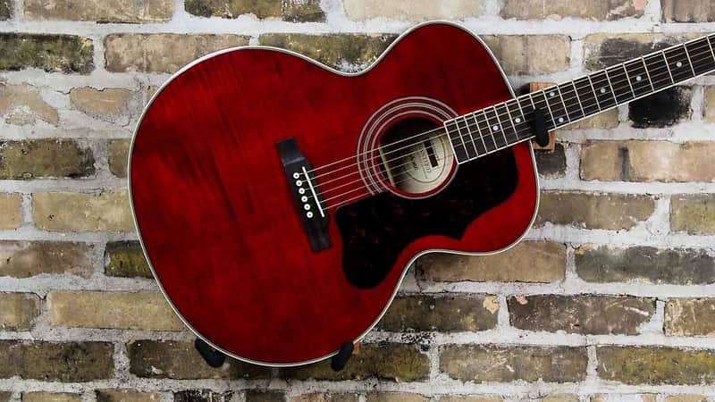 Epiphone EJ-200 Artist Wine Red | Reverb