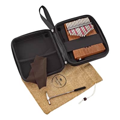 Meinl Sonic Energy Soundhole Kalimba with Pickup, 17 Notes, C Major, Mahogany image 5
