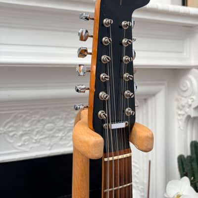 1966 Fender Electric XII Factory Black Rare Custom Color Vintage Collector 12 strings image 11