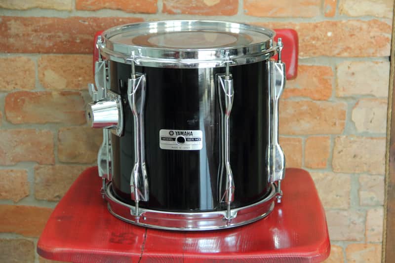 Yamaha Recording Custom 10x10 tom - solid black image 1