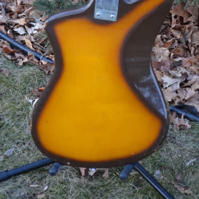 Vintage 1960's Intermark Cipher Bass Guitar Offset Body & Hockey Puck Headstock image 4
