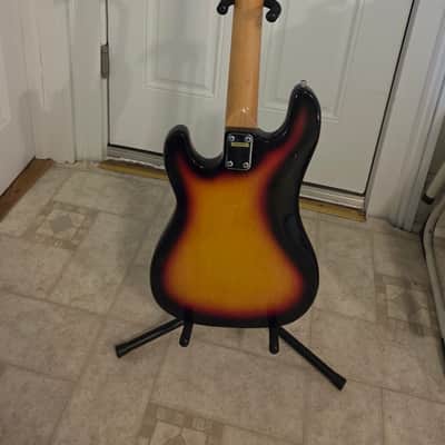 Hondo Telecaster Bass  Maxon pickup 1978 Sunburst image 2