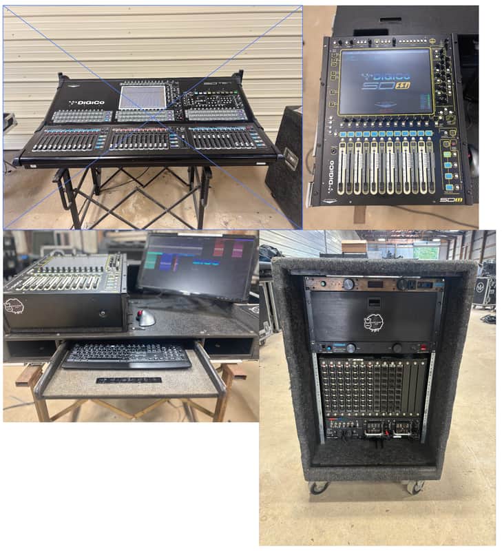Digico SD10 AND SD11- AND Stage rack AND 100m BNC snake image 1