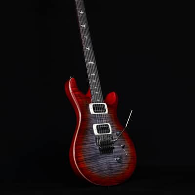 PRS SE Custom 24 Floyd Rose, Charcoal Cherry Burst image 8