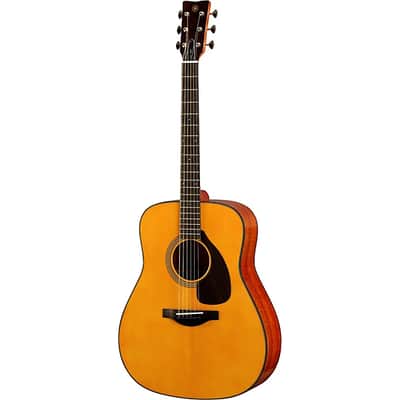 Yamaha Dreadnought-Style Acoustic Guitar With Gloss Finish; Made In Japan; Solid Sitka Spruce Top; Solid Mahogany Back And Sides; Hardshell Case image 1