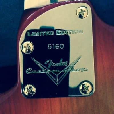 Rare Fender Custom Shop Limited Edition Custom Deluxe 2012 AAA Aged Cherry Burst Never Played image 4