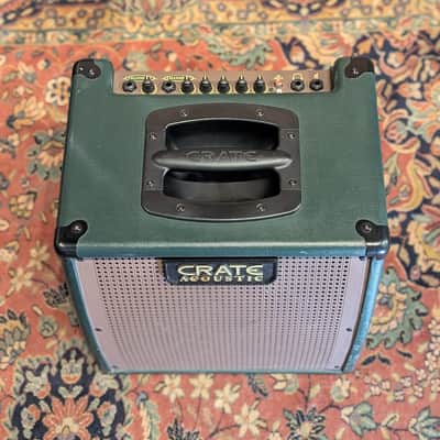 Crate Cimarron CA15 12-Watt 1x8" Acoustic Guitar Combo 2000s - Green image 3