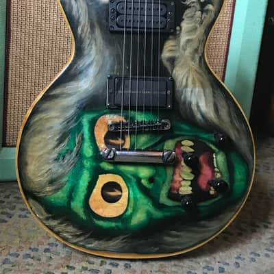 Ibanez 59er Post-Lawsuit Era Singlecut Style C.1977 Custom Witch / Demon Graphic image 1