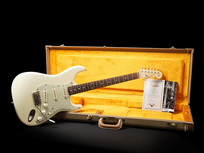 Fender Stratocaster Custom Shop 60 Matching Headstock 2013 - Olympic White image 1