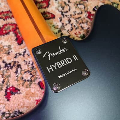 *NEW IN BOX* 2026 Fender Japan Hybrid II Jazzmaster Satin Metallic, Matte Phantom Black - MIJ JD26 image 21