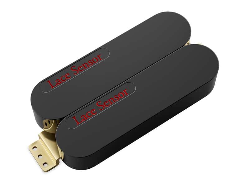 LACE Sensor Dually Red/Red Humbucker - Black image 1