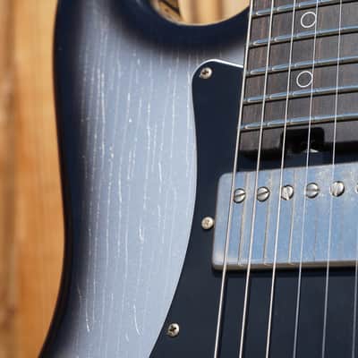 Schecter USA CUSTOM SHOP Nick Johnston Traditional HH Atomic Mercury Aged Nitro 6-String Electric Guitar w/ Black Tweed Case image 16